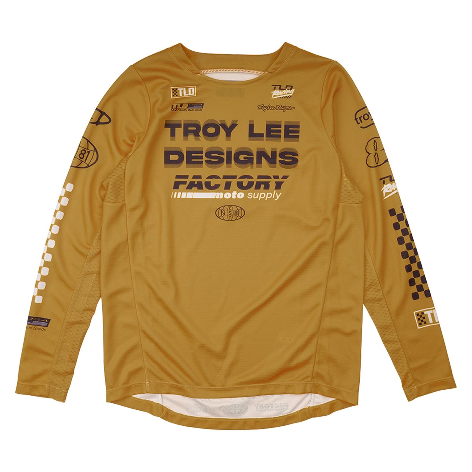 Troy Lee Designs Spring 2025 MX Jersey GP PRO Youth Factory Jersey Gold
